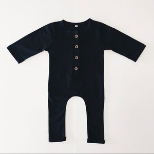 Baby Toddler Basic Long Sleeve Romper One Piece